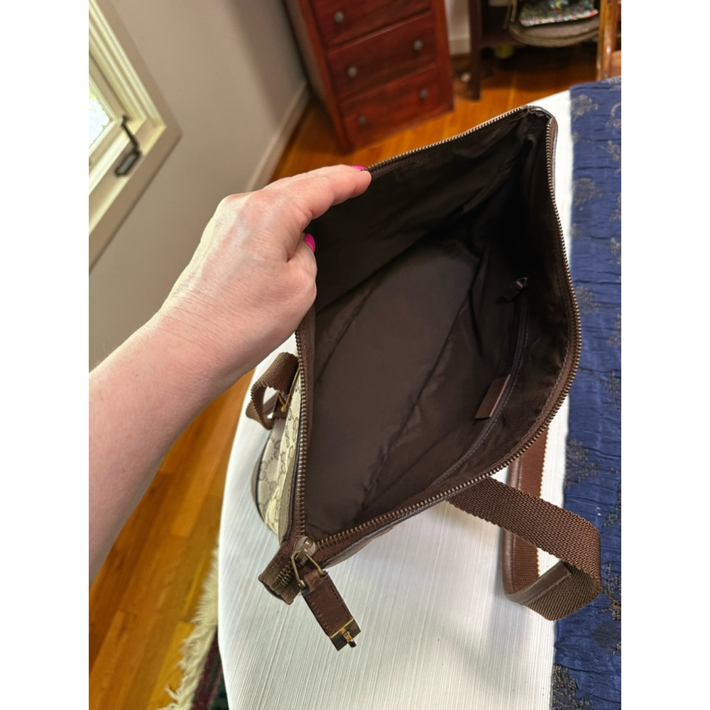 Gucci Beige Brown Canvas & Leather Small Tote Bag - Picture 15 of 15